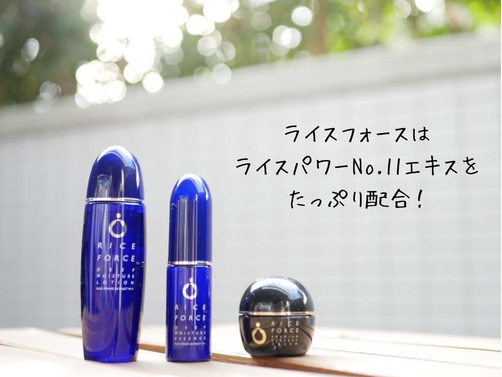 ライスパワーNo.11高配合の化粧品ライスフォース